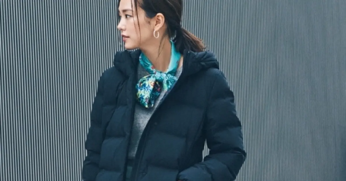 写真】桐谷美玲、冬のダウン通勤｜＠BAILA（バイラ）