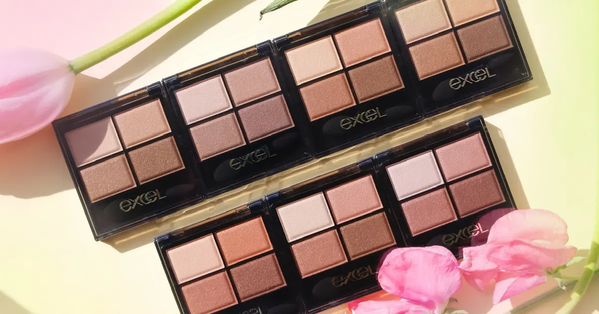 全色】『エクセル』新作アイシャドウ「スキニーリッチシャドウ N」を
