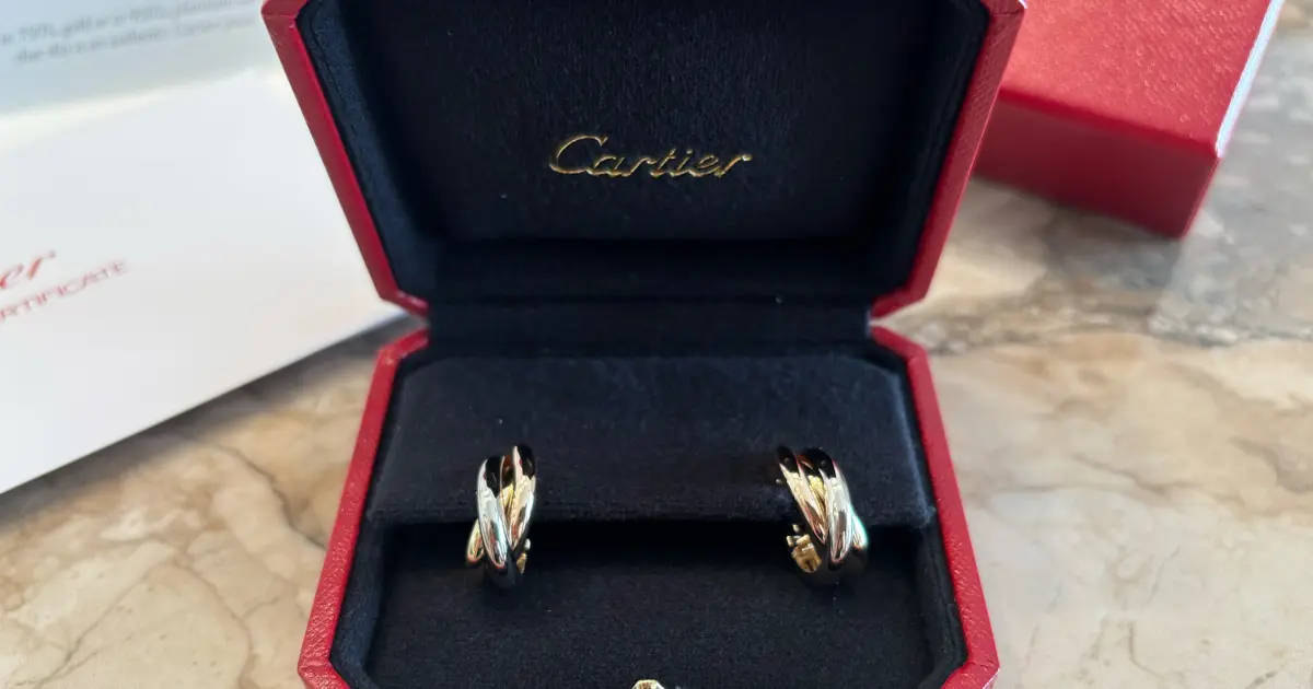 2025年締めくくり。自分へのご褒美としてカルティエのトリニティピアス