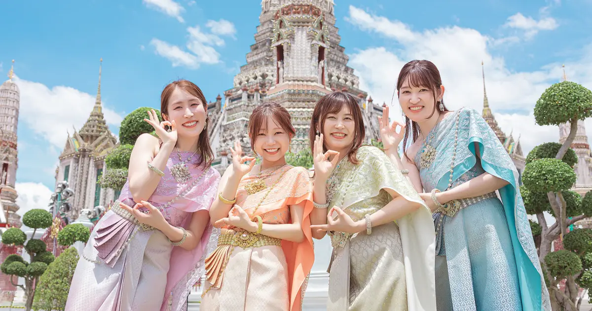 【SENSE OF THAI】タイ衣装で撮影＠ワットアルン！予約から撮影まで詳しく解説