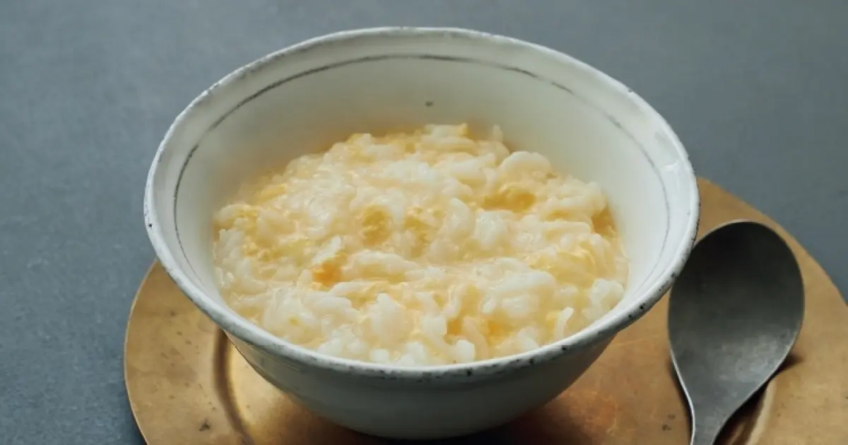 胃にやさしい食事レシピ 消化が良くて栄養高め たまご粥 ごまみそスープ Baila