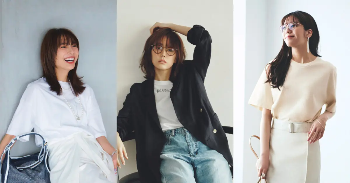 【Tシャツコーデ5選】2024夏の最新Tシャツスタイル！ 大人のTシャツの選び方は？