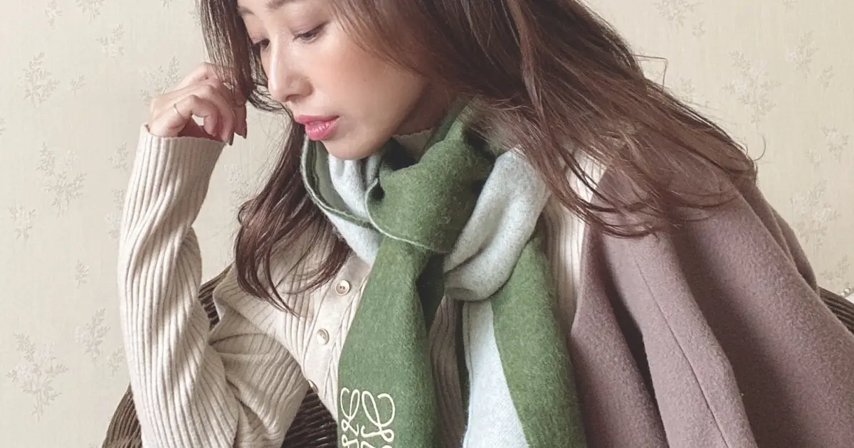 小柄さんにおすすめ】すっきり見えマフラーの巻き方ハウツー