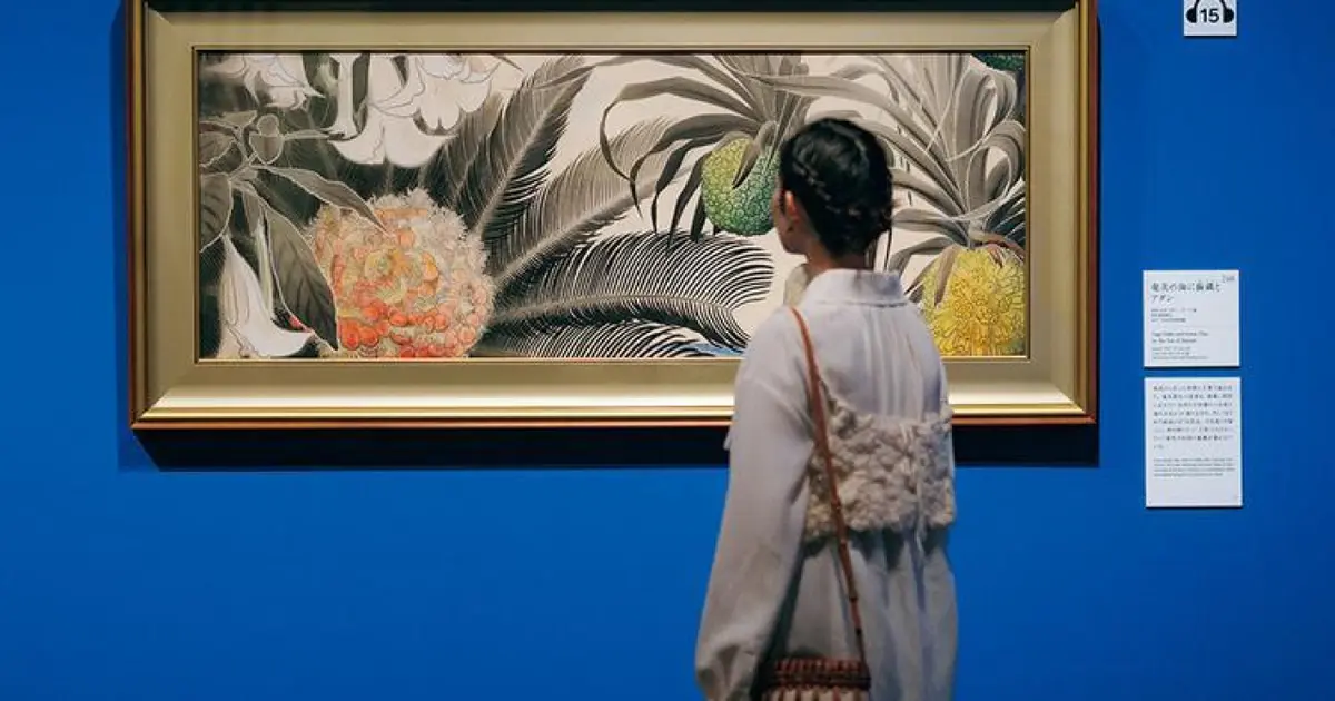 市川紗椰がナビ！「田中一村展 奄美の光 魂の絵画」（写真）｜＠BAILA