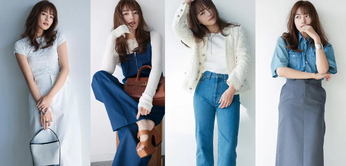 川口春奈のデニムコーデまとめ】愛しのデニム、この夏はジーンズも