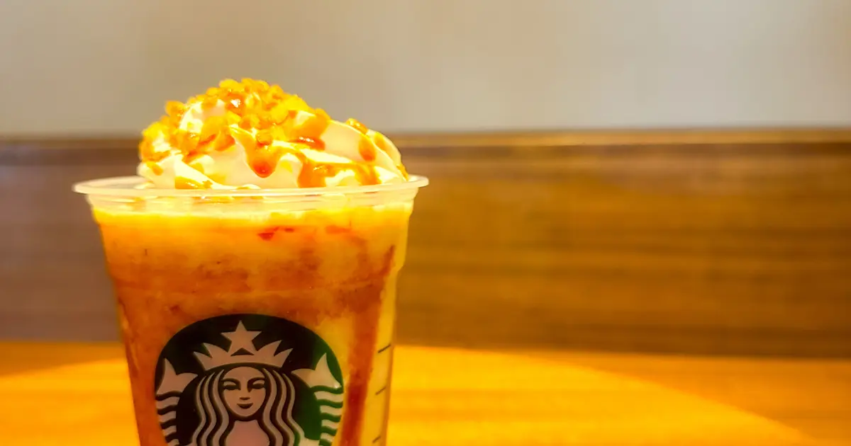【スタバ新作】待ってました 焼き芋 香ばしカラメル フラペチーノ®最速レビュー✍️