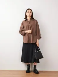 PLST　HARUNOBUMURATA プラステ　ハルノブムラタ　秋　冬　11月28日　発売　大人気　コラボ　第二弾　シアープリーツラップスカート　コーデ