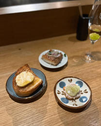 串と豆皿 とらみ