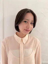 30代髪型・ボブの正面