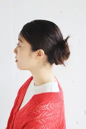 30代髪型・ロングのサイド