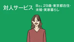 Bさん 29歳・東京都在住・ 未婚・実家暮らし