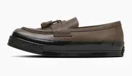 コンバース　タッセルシューズ　ブラウン