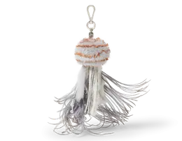 フェンディ　チャーム　クラゲ　グレー