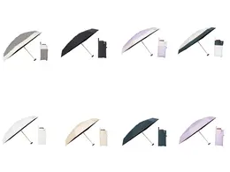 UVOウーボ日傘　5段折りたたみ傘　切り継ぎ　カラバリ