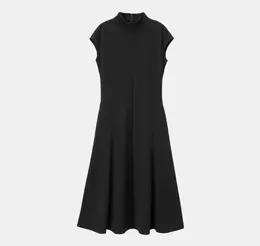 プラステ　アムンゼンジャージーワンピース　ブラック