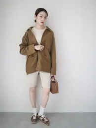 ユニクロ　UNIQLO　メンズ　MEN　コーデュロイジャケット　ブラウン　トレンド　カラー　休日　コーデ　30代　ママ　高身長