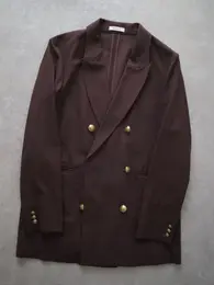 PLST　プラステ　ブラウン　ジャケット　コーデ　オン　オフ　着回し　通勤　休日　お仕事