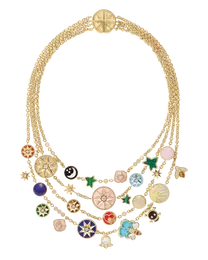 ディオール ファインジュエリー　ローズ デ ヴァン　イエローゴールドネックレス