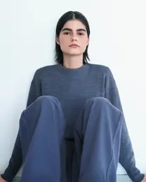 ユニクロ ユー 　ニットコーデ