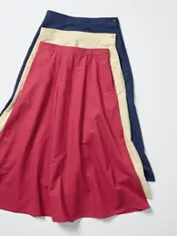 リネンブレンドフレアスカートユニクロ アンド コントワー・デ・コトニエ　2026年春夏コレクション　