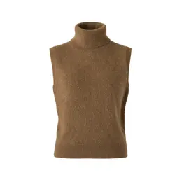 フラッフィカシミヤベスト￥8990