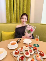 エディション銀座　いちご　アフタヌーンティー　東京ホテル　スイーツ　読者モデル