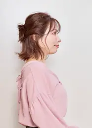 30代髪型・ボブのサイド