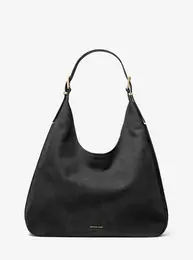 マイケル・コース　NOLITA ヌバック ホーボー ショルダー ラージ　ブラック