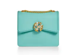 ティファニー　ジャン・シュランバージェ バイ ティファニー リボン ハンドバッグ（ティファニー ブルー、ミディアム）￥566500