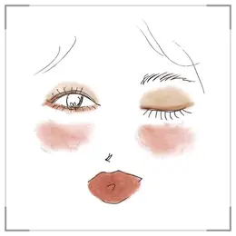 ディオール秋新色　秋のヌーディメイク　ムード