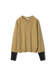 3D Vネックセーター￥3990