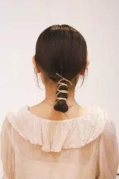 30代髪型・ロングのバック