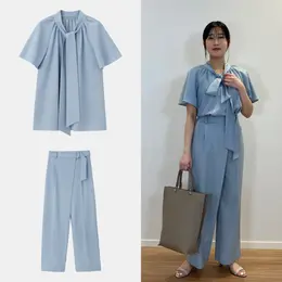 プラステ　シャンブレーセットアップ　　