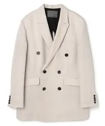 アンクレイヴ　テンセルライトリネン ビッグジャケット　￥37400