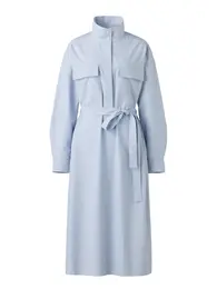コットンスタンドカラーワンピース￥5990