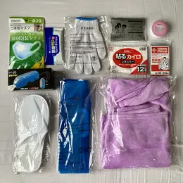 しまむらの防災ベスト　セットの防災用品11点