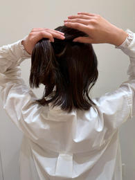 30代髪型・ボブのヘアアレンジ1