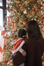 D day 1 Atelierの店内とクリスマス装飾