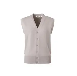 ユニクロ ユー　ウォッシャブルボタンダウンニットベスト￥2990