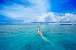 リゾナーレ小浜島　電動モーターSUP