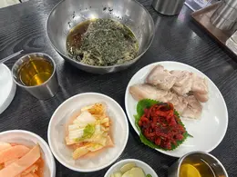 エゴママッククスとポッサムと付け合わせ