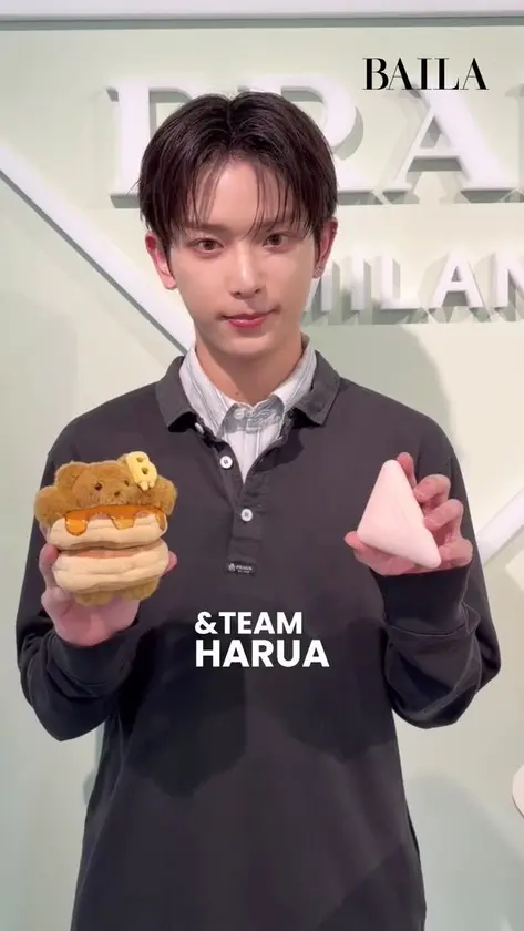 &TEAMのHARUAさんが来場👼🏻🫧✨  「プラダ パラドックス ハンド」ローンチ記念イベント🎤🐻