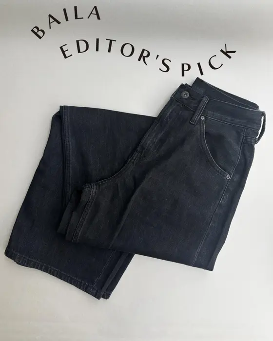 骨格ウェーブの体型悩みをカバー ユニクロのバギーカーブジーンズがスゴい👖♡