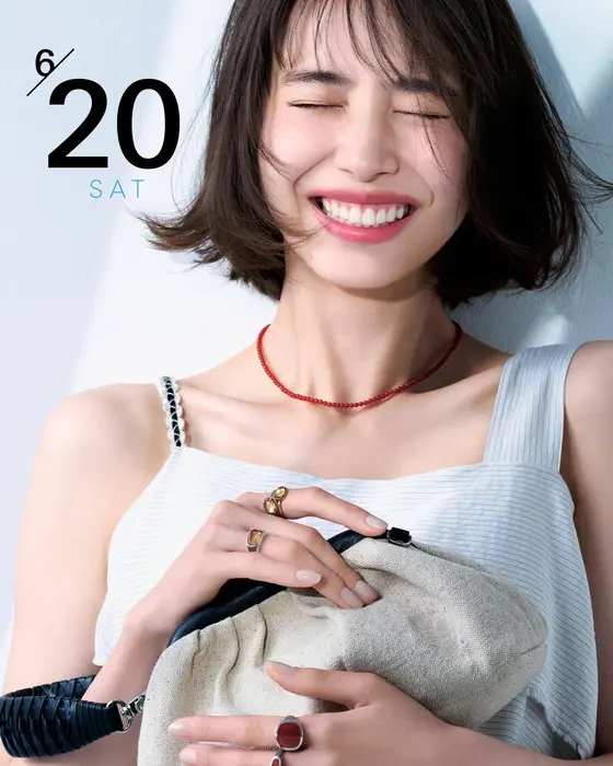 色石ジュエリーを 夏気分香るワンピースにトッピング💍